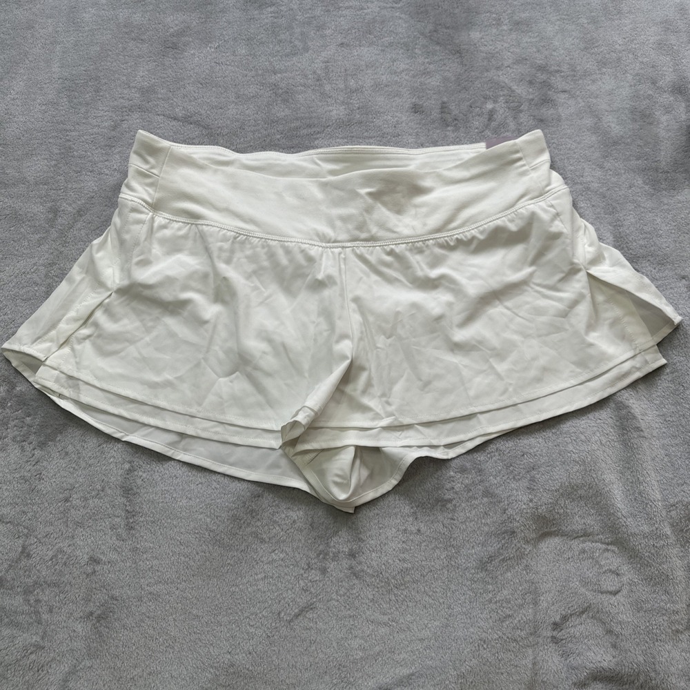 Calia Kick It Up Performance Short Womens XL Running Gym Brief Zip Pocket 3" NWT
